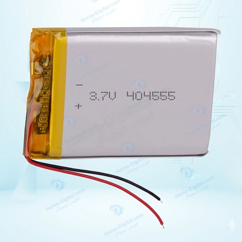 باتری لیتیوم پلیمر با ظرفیت 1000mAh سایز 404555
